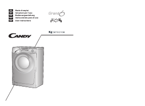 Manuale Candy GO 1272DHC-84S Lavatrice