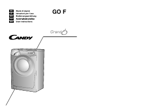 Manual Candy GO F127/L1-S Washing Machine