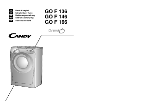 Manual Candy GO F136/L-S Washing Machine