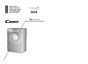 Mode d’emploi Candy GO4 1272D/L1-S Lave-linge