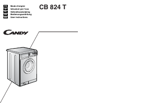 Handleiding Candy LB CB 824 T Wasmachine