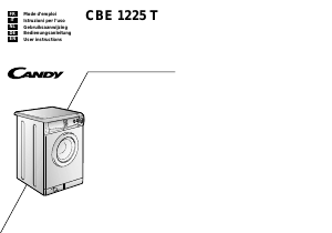 Manuale Candy LB CBE 1225T Lavatrice