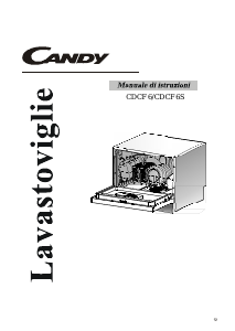 Manuale Candy CDCF 6/E-S Lavastoviglie