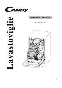 Manuale Candy CDI 10P75X Lavastoviglie