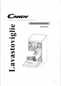 Manuale Candy CSF 4595 E Lavastoviglie