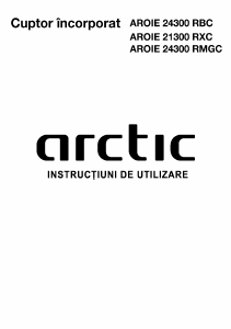 Manual Arctic AROIE 24300 RBC Cuptor