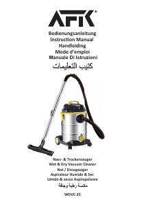 Manual AFK WDVC-25 Vacuum Cleaner