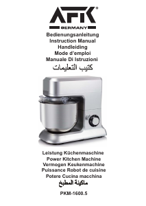 Manual AFK PKM-1600.5 Stand Mixer