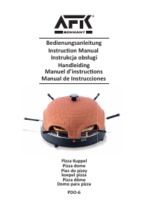 Bedienungsanleitung AFK PDO-6 Pizzamaker