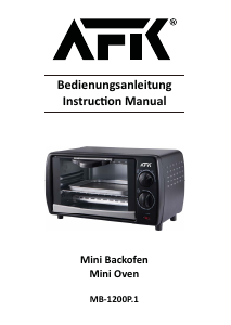Manual AFK MB-1200P.1 Oven