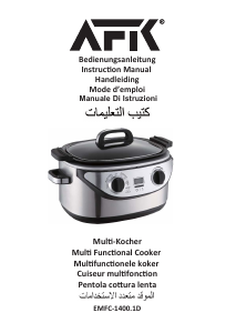 Handleiding AFK EMFC-1400.1D Multicooker