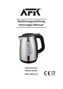 Manual AFK EWK-2200.10.2 Kettle