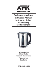 Manual AFK EWK-2200.360CK Kettle