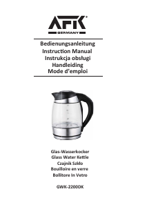 Manual AFK GWK-2200DK Kettle