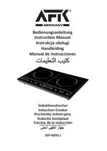 Mode d’emploi AFK DIP-4000.1 Table de cuisson