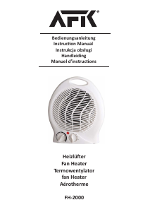 Bedienungsanleitung AFK FH-2000 Heizgerät