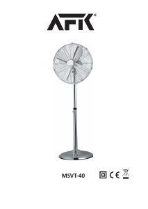 Bedienungsanleitung AFK MSVT-40 Ventilator