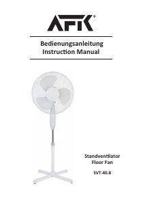 Manual AFK SVT-40.8 Fan