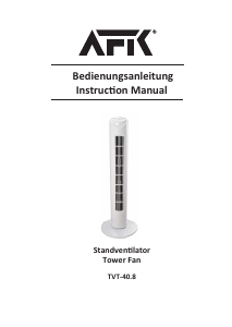 Bedienungsanleitung AFK TVT-40.8 Ventilator