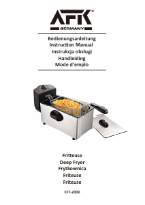 Bedienungsanleitung AFK EFT-2000 Fritteuse