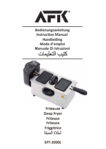 Handleiding AFK EFT-2000L Friteuse