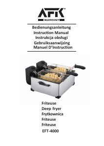 Instrukcja AFK EFT-4000 Frytkownica