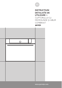 Manual Gorenje BCMS598S19X Cuptor