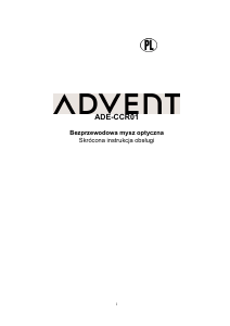 Instrukcja Advent ADE-CCR01 Mysz