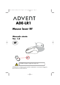 Manuale Advent ADE-LR1 Mouse