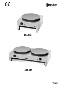 Handleiding Bartscher 104.446 Crepemaker