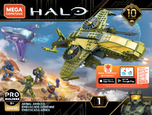 Mode d’emploi Mega Construx set GGF83 Halo Embuscade aérienne