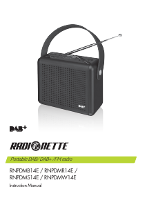 Bruksanvisning Radionette RNPDMB14E Radio