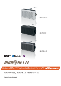 Handleiding Radionette REXE7WH15E Radio