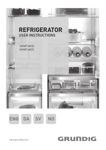 Bruksanvisning Grundig GKNR 16820 Kyl-frys