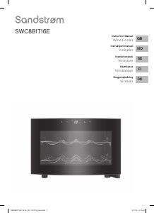 Manual Sandstrøm SWC8B1T16E Wine Cabinet