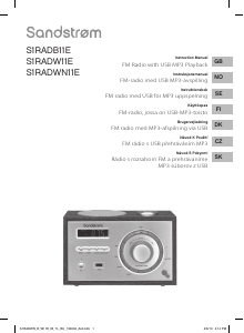 Manual Sandstrøm S1RADWB11E Radio