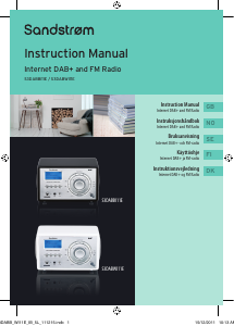 Manual Sandstrøm S3DABBI11E Radio