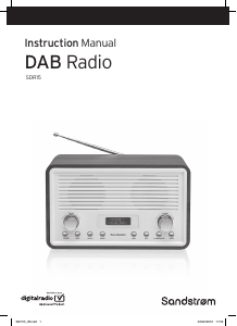 Manual Sandstrøm SDR15 Radio