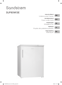 Bruksanvisning Sandstrøm SUF60W13E Frys