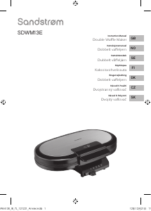 Käyttöohje Sandstrøm SDWM13E Vohvelirauta