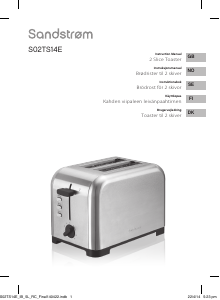 Manual Sandstrøm S02TS14E Toaster