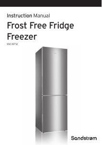 Manual Sandstrøm SSC3ST12 Fridge-Freezer