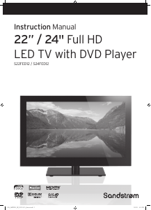 Manual Sandstrøm S24FED12 LED Television