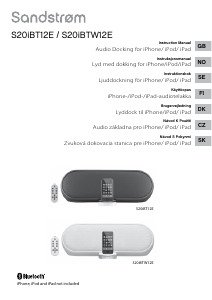 Manual Sandstrøm S20iBT12E Speaker Dock