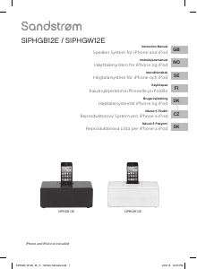 Manual Sandstrøm SIPHGW12E Speaker Dock