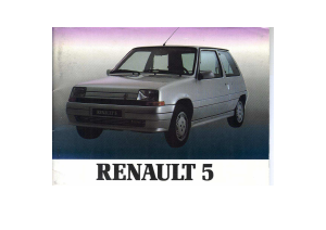 Mode d’emploi Renault 5 (1989)
