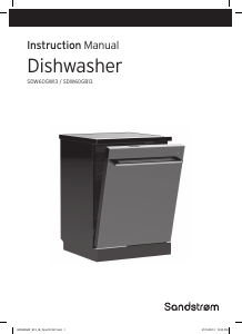 Manual Sandstrøm SDW60GB13 Dishwasher