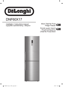 Manual DeLonghi DNF60X17 Fridge-Freezer