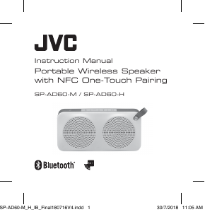 Manual JVC SP-AD60-H Speaker