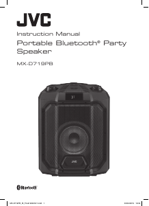 Manual JVC MX-D719PB Speaker